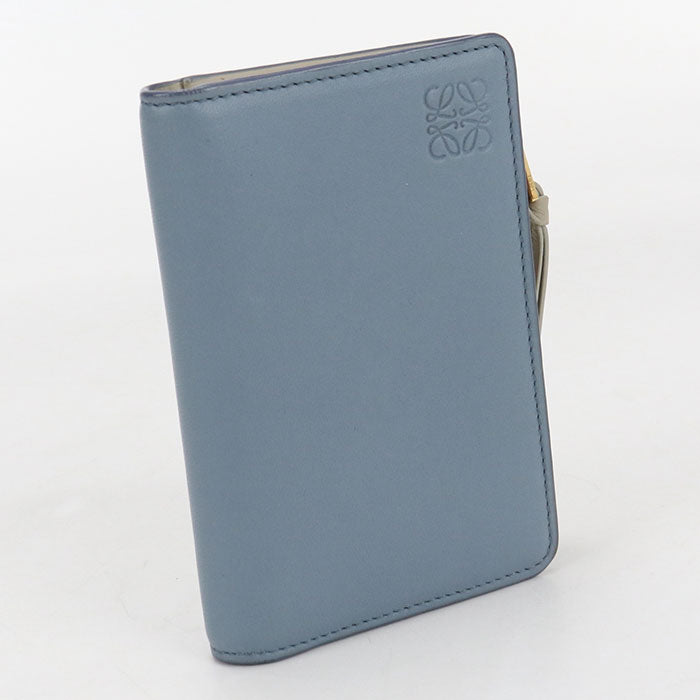 LOEWE anagram Bifold Wallet Calfskin Women's