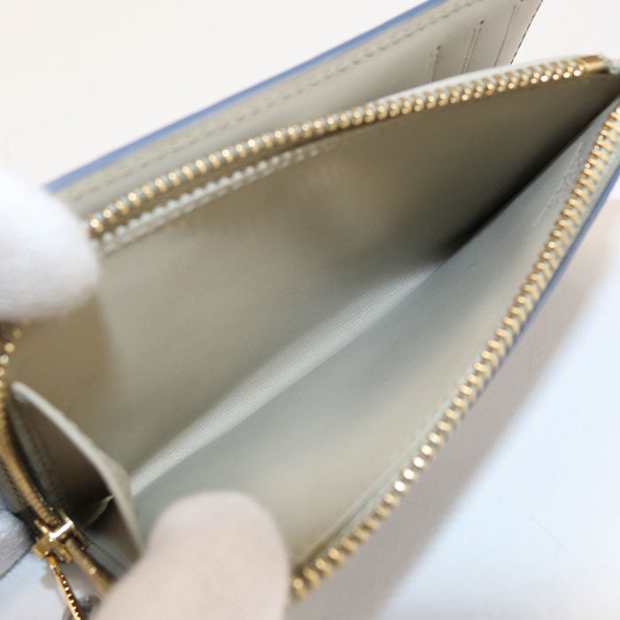 LOEWE anagram Bifold Wallet Calfskin Women's