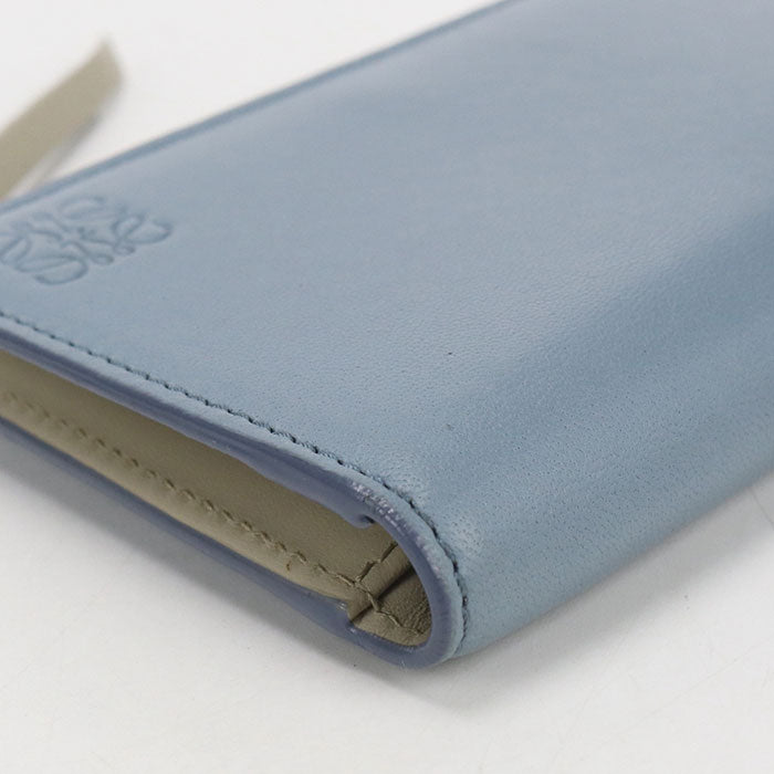 LOEWE anagram Bifold Wallet Calfskin Women's