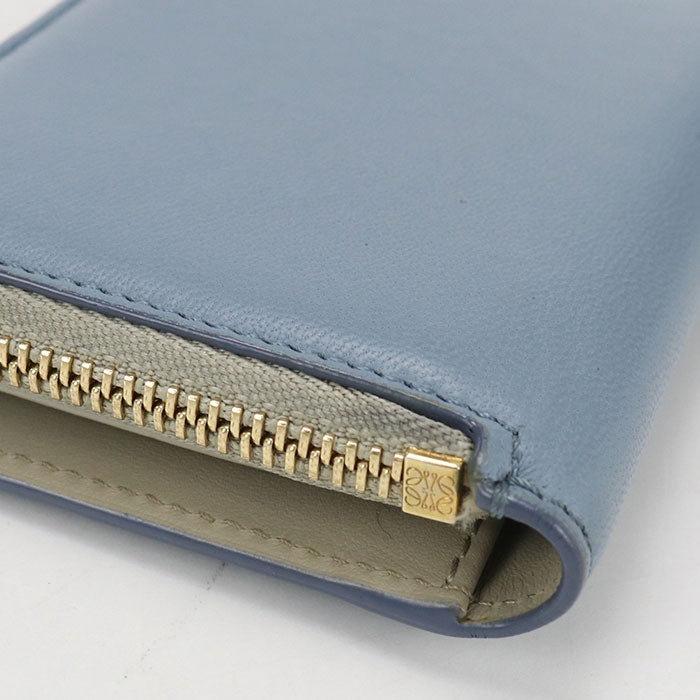 LOEWE anagram Bifold Wallet Calfskin Women's