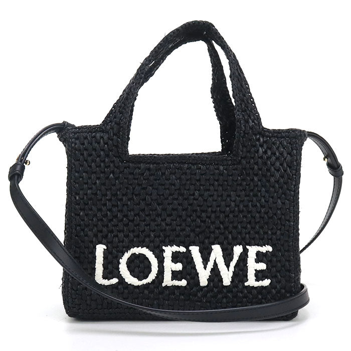 LOEWE Mini Tote Loewe Font ALF1V46X01 Handbag Raffia Women