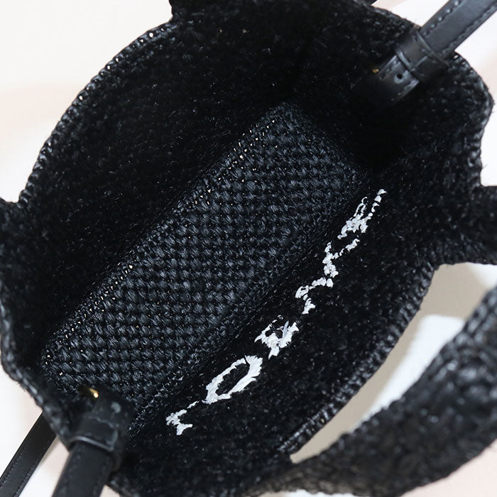 LOEWE Mini Tote Loewe Font ALF1V46X01 Handbag Raffia Women