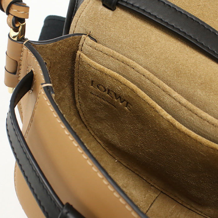 LOEWE gatedual bag mini Diagonal shoulder bag/Soft Calfskin/Jacquard Women