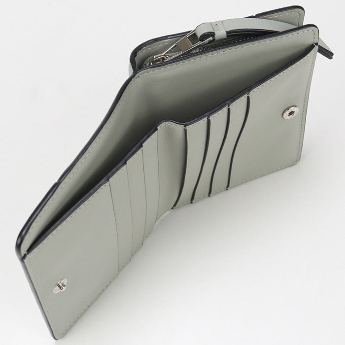 LOEWE Compact zip wallet puzzle Bi-fold wallet with coin purse Calfskin Women