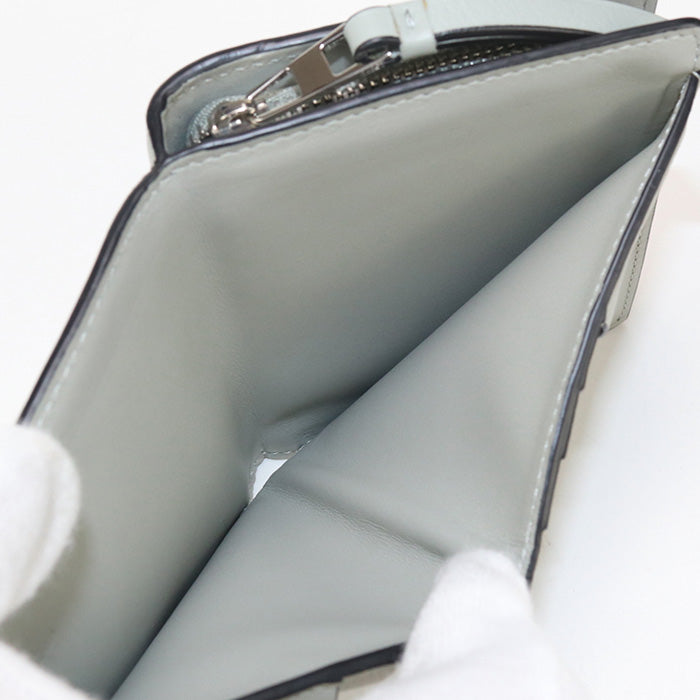 LOEWE Compact zip wallet puzzle Bi-fold wallet with coin purse Calfskin Women