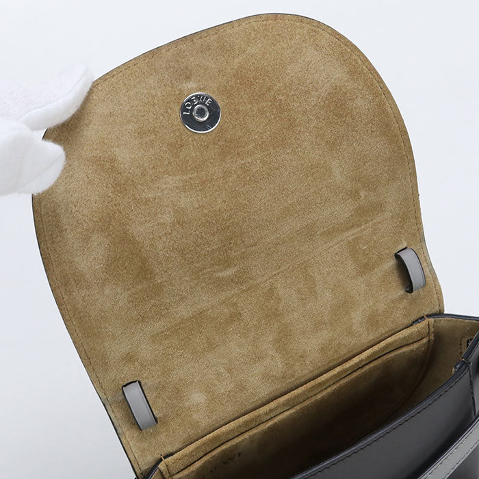 LOEWE gatedual mini Diagonal shoulder bag Calfskin Women