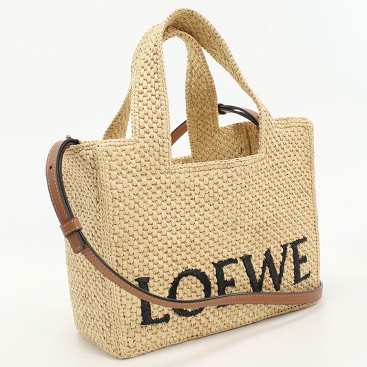 LOEWE Small 2WAY Loewe Font A685B59X03 Basket bag Raffia Women