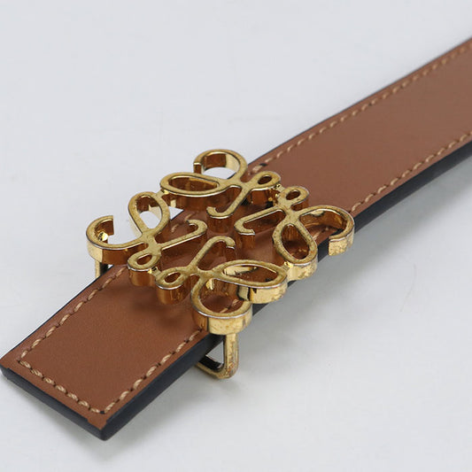 LOEWE reversible anagram E821Z26X03 belt leather Women