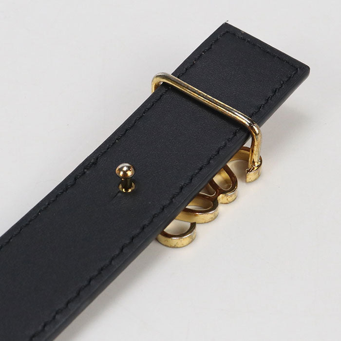 LOEWE reversible anagram E821Z26X03 belt leather Women