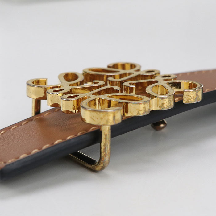 LOEWE reversible anagram E821Z26X03 belt leather Women