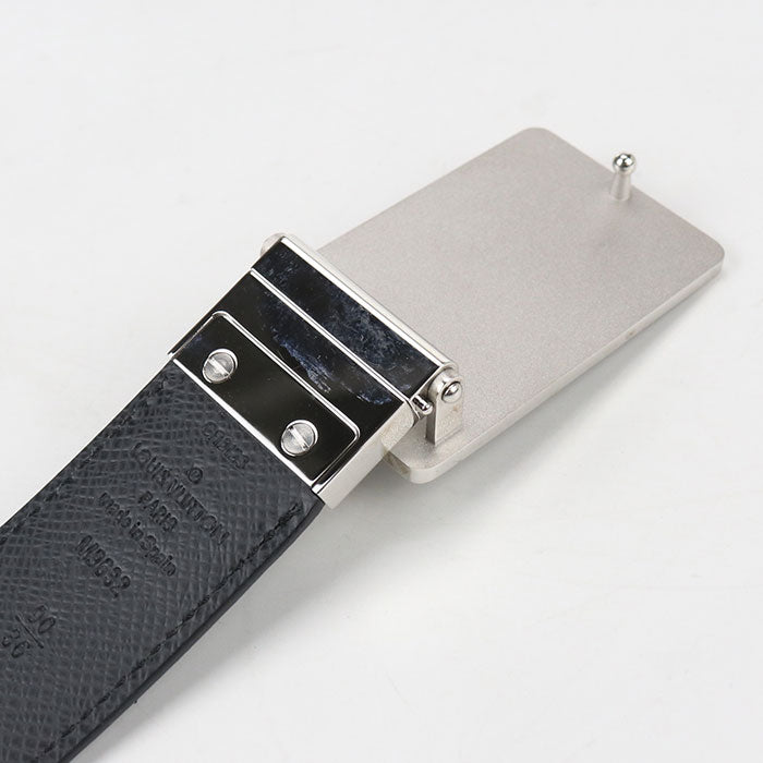 LOUIS VUITTON Suntur Avantour Graphite M9632U belt PVC / leather CA2123 Men