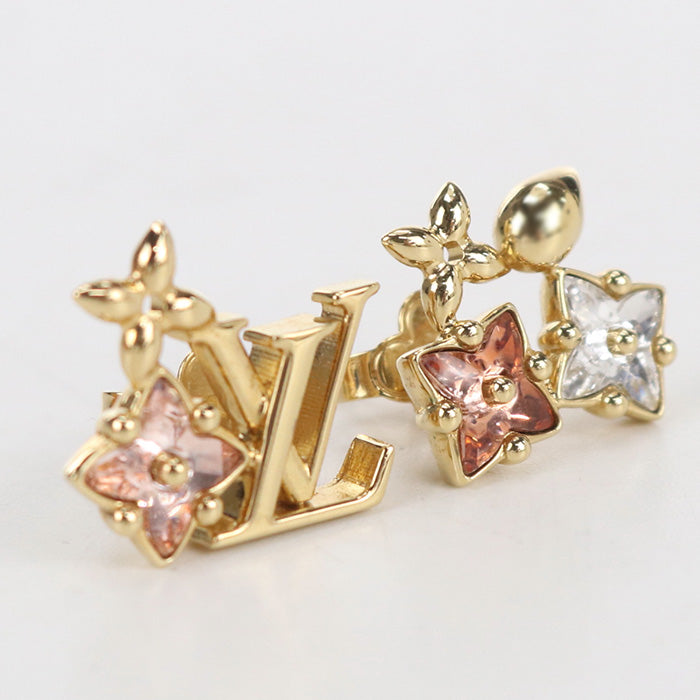 LOUIS VUITTON Dorelle Puss Lurgram Bookle ‚l00786 Pierce metal Women's