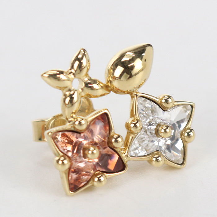 LOUIS VUITTON Dorelle Puss Lurgram Bookle ‚l00786 Pierce metal Women's