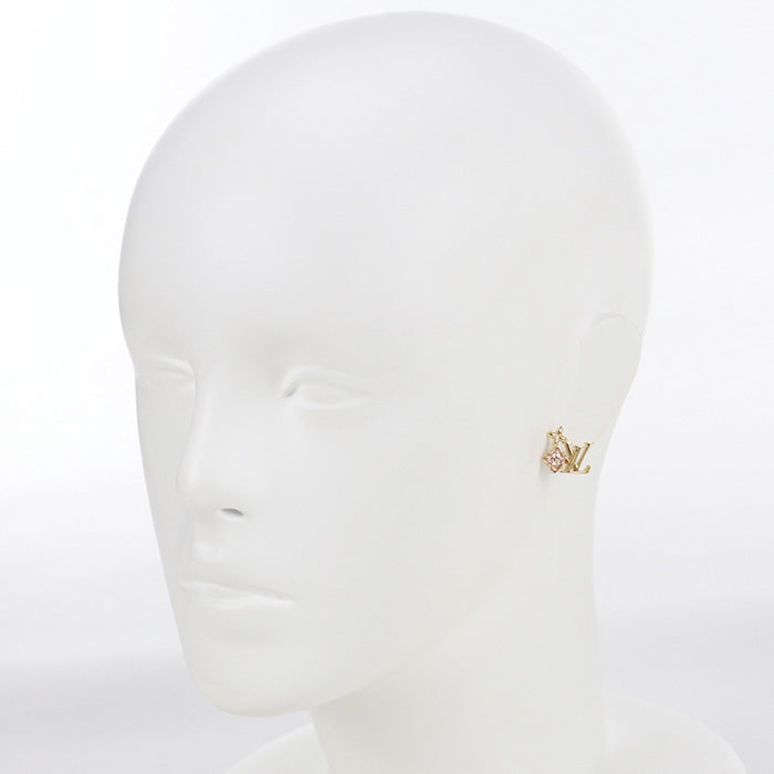 LOUIS VUITTON Dorelle Puss Lurgram Bookle ‚l00786 Pierce metal Women's