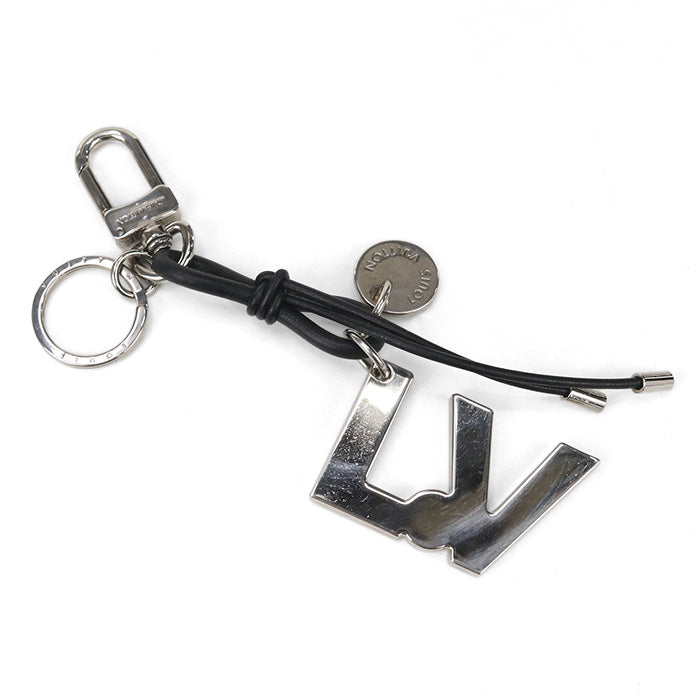 LOUIS VUITTON Porte-Cles LV Rope M66497 Key ring metal/leather mens
