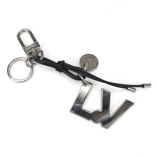 LOUIS VUITTON Porte-Cles LV Rope M66497 Key ring metal/leather mens