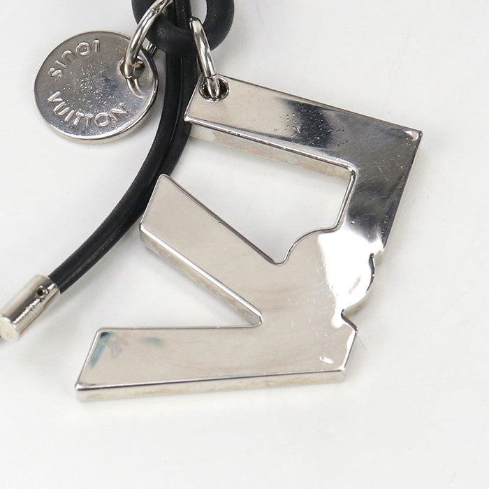 LOUIS VUITTON Porte-Cles LV Rope M66497 Key ring metal/leather mens