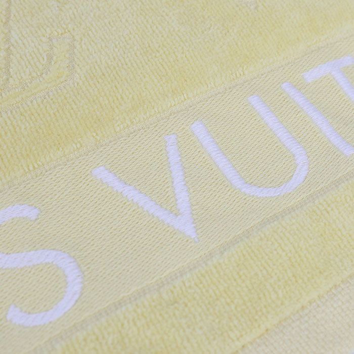 LOUIS VUITTON Beach towel LV Vacation M78458 towel/cotton 100% R96537 unisex