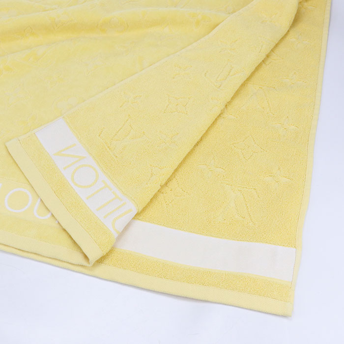 LOUIS VUITTON Beach towel LV Vacation M78458 towel/cotton 100% R96537 unisex