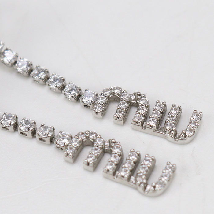 MIUMIU(OUTLET) 5IO058 2DNC F0OKL Pierce metal Women