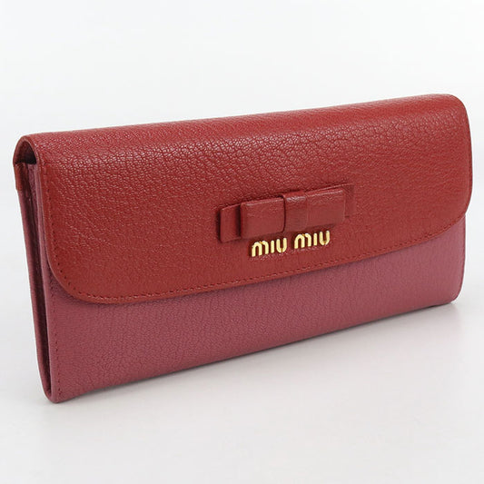 MIUMIU  Purse folio Goat leather Women