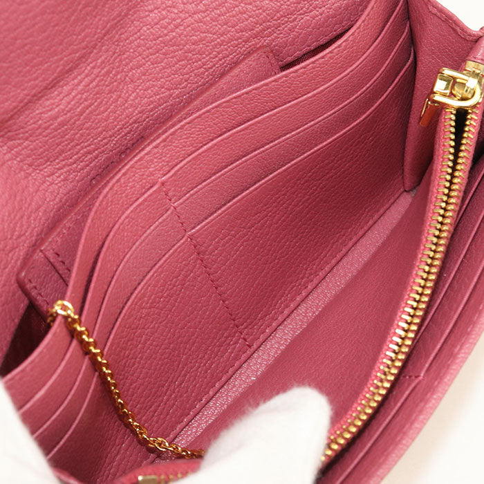 MIUMIU  Purse folio Goat leather Women