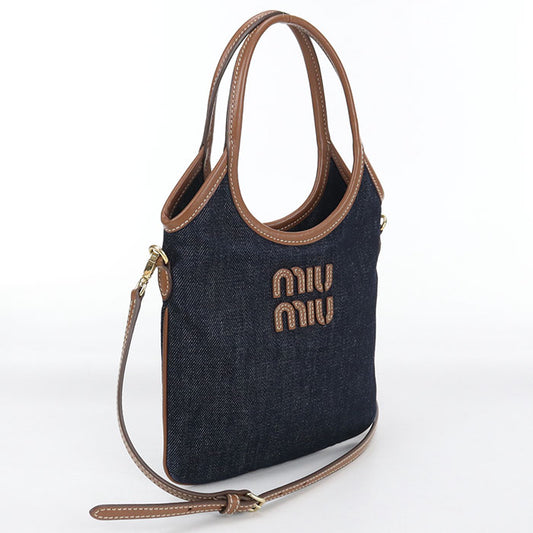 MIUMIU  Mini 2WAY Ivy 5BA281 Shoulder bag denim Women