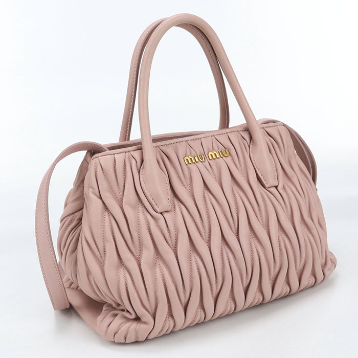 MIUMIU 2WAY Materasse Tote Bag lambskin Women's