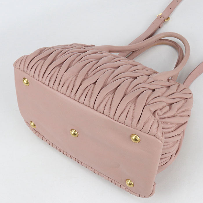 MIUMIU 2WAY Materasse Tote Bag lambskin Women's