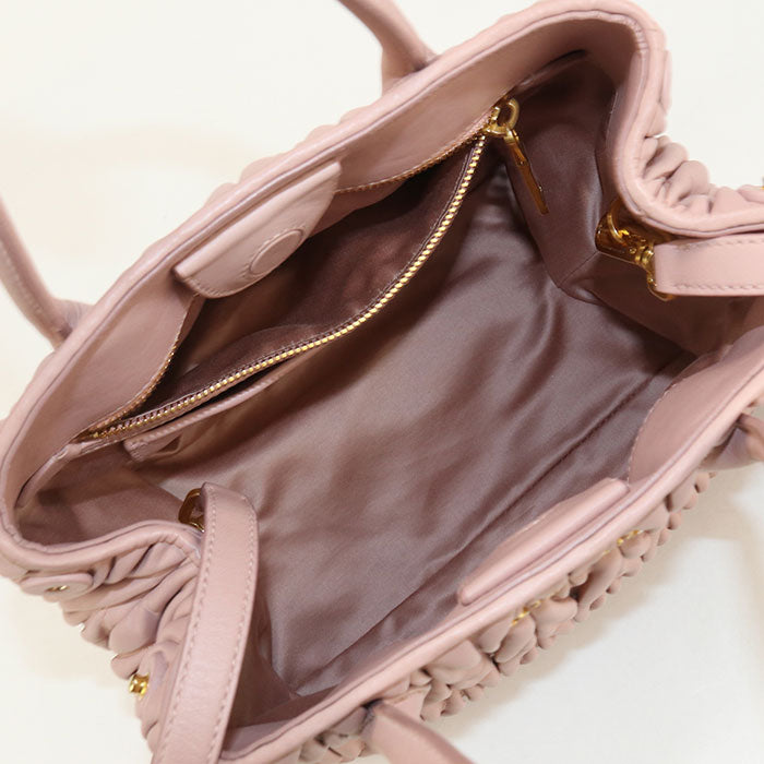 MIUMIU 2WAY Materasse Tote Bag lambskin Women's