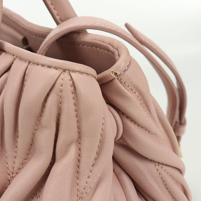 MIUMIU 2WAY Materasse Tote Bag lambskin Women's