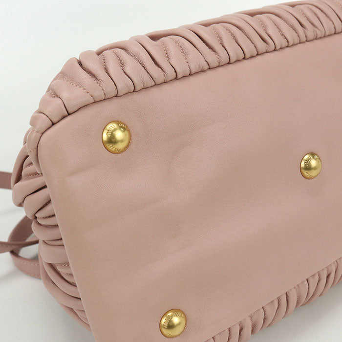 MIUMIU 2WAY Materasse Tote Bag lambskin Women's