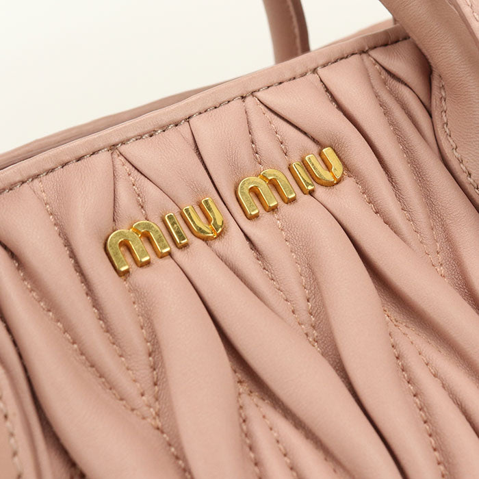 MIUMIU 2WAY Materasse Tote Bag lambskin Women's