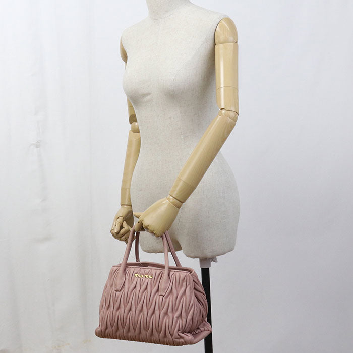 MIUMIU 2WAY Materasse Tote Bag lambskin Women's