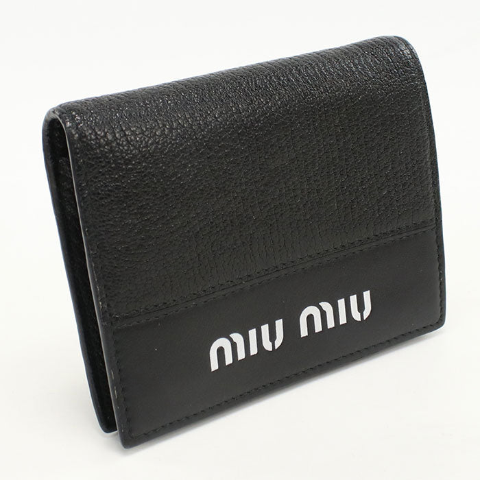 MIUMIU Bifold Wallet leather Women's