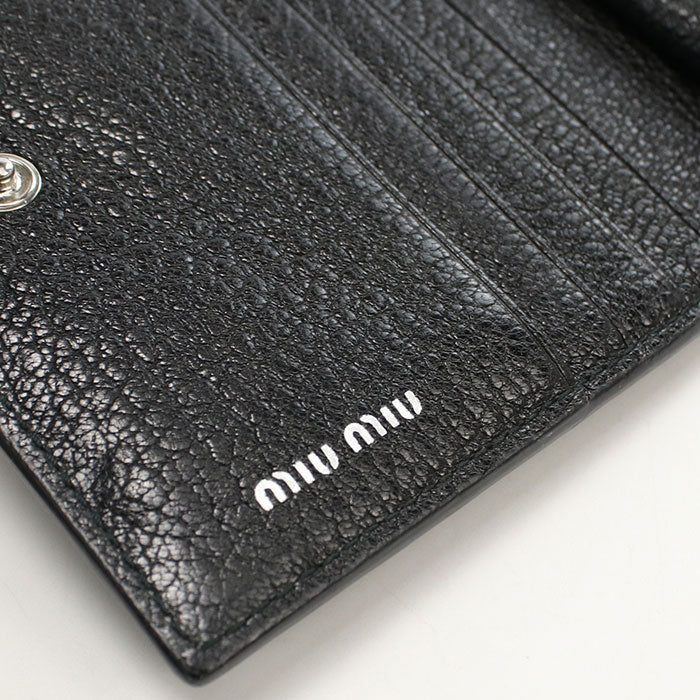 MIUMIU Bifold Wallet leather Women's