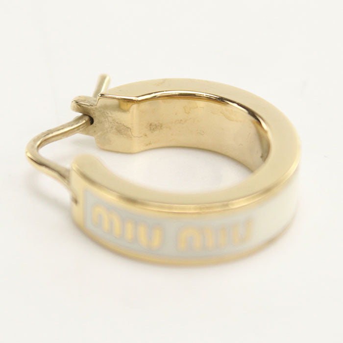MIUMIU Enamel Metal Pierce Pierce metal Women's