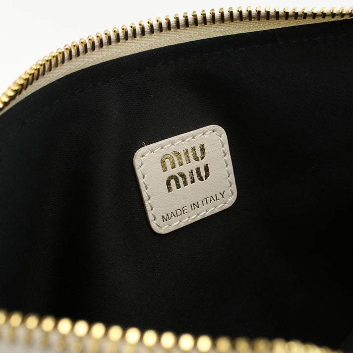 MIUMIU Clutch bag 5NH012 2CTX F0009 Clutch bag leather Women's