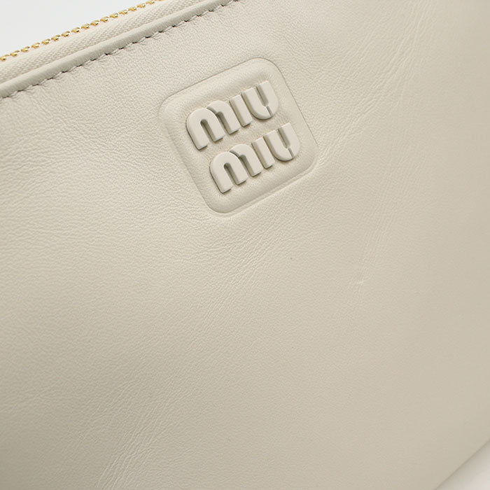MIUMIU Clutch bag 5NH012 2CTX F0009 Clutch bag leather Women's