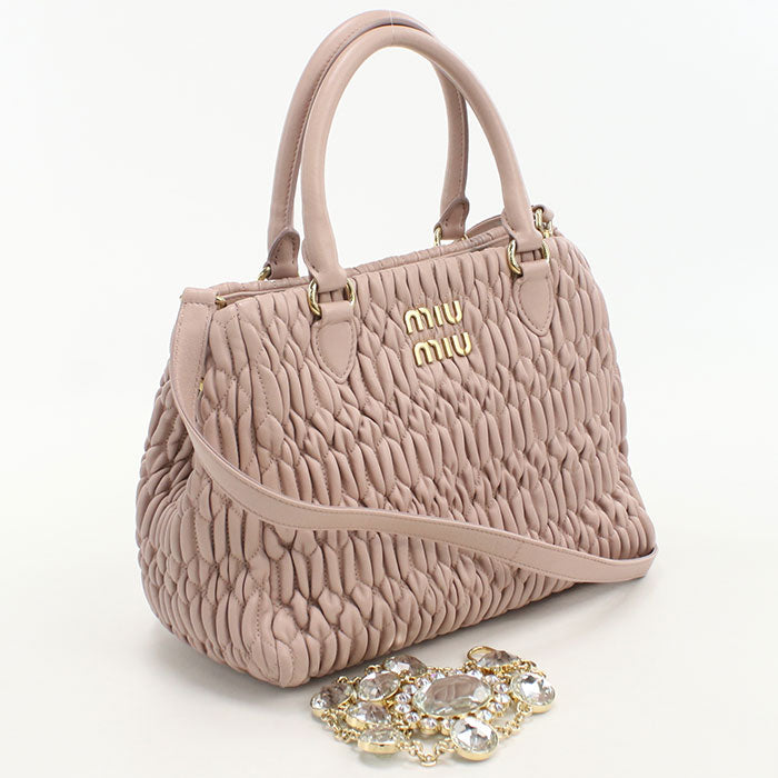 MIUMIU 2WAY Materasse Tote Bag/lambskin Women's