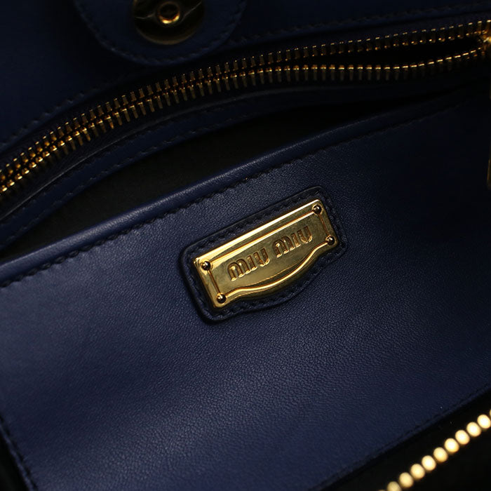 MIUMIU 2WAY Materasse Tote Bag/lambskin Women's