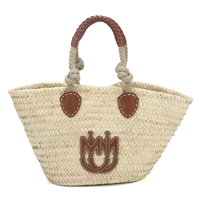 MIUMIU(OUTLET) Straw Bag Tote Bag 5BG206 2DDH F0A5T Basket bag straw/Wicker Women