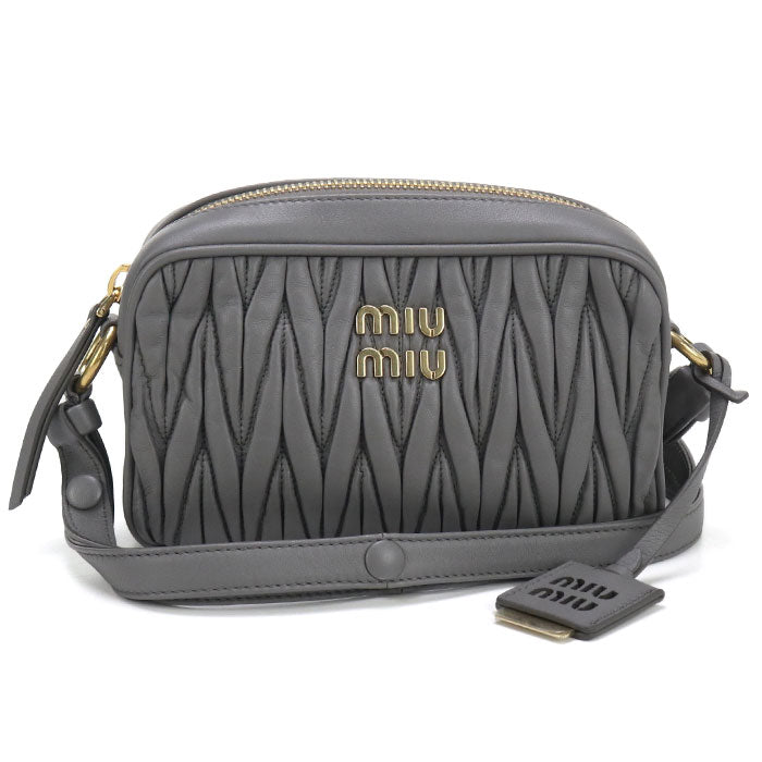 MIUMIU(OUTLET) Materasse 5BH118 Diagonal shoulder bag leather Women