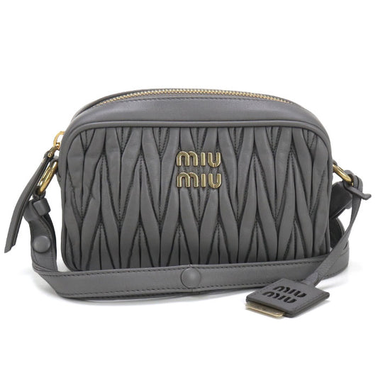 MIUMIU(OUTLET) Materasse 5BH118 Diagonal shoulder bag leather Women