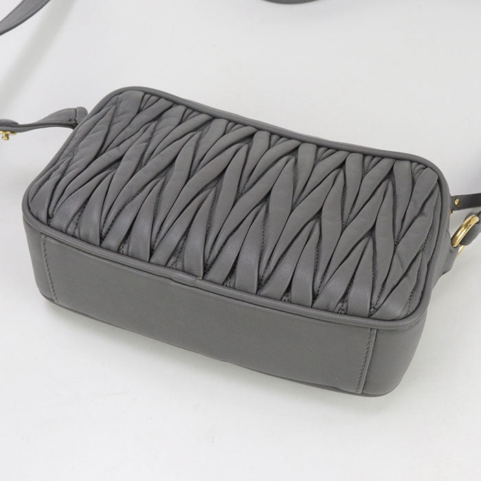 MIUMIU(OUTLET) Materasse 5BH118 Diagonal shoulder bag leather Women