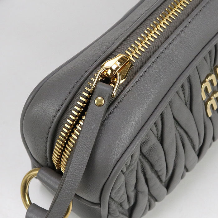 MIUMIU(OUTLET) Materasse 5BH118 Diagonal shoulder bag leather Women