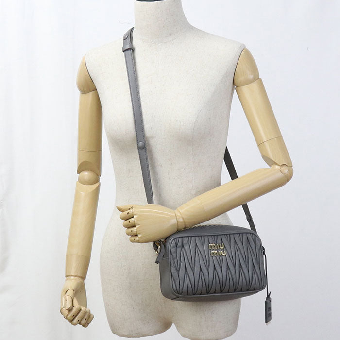 MIUMIU(OUTLET) Materasse 5BH118 Diagonal shoulder bag leather Women