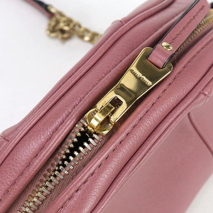 MIUMIU(OUTLET) Chain 5BH142 Diagonal shoulder bag Calfskin Women