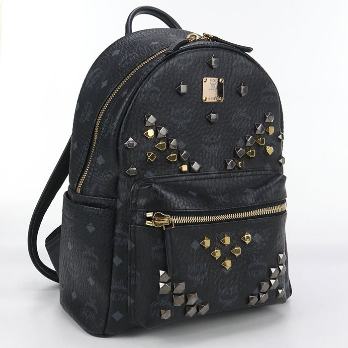 MCM Backpack MMK6SVE19 BK001 Backpack PVC Women