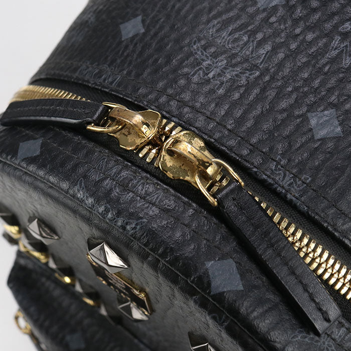 MCM Backpack MMK6SVE19 BK001 Backpack PVC Women